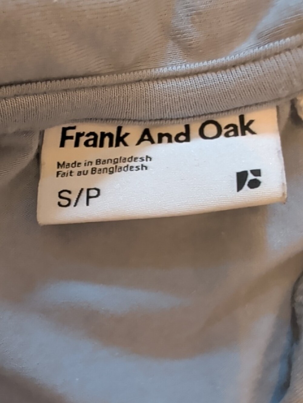 Frank & Oak Pale Blue Button-Down Long Sleeve Shirt - Picture 2 of 6